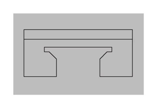 吸顶龙骨挂件 30×13×0.7mm-全屋整装集成配件抗菌吊顶效果图